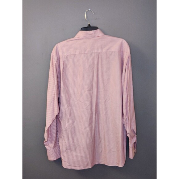 Barbour Skelton Shirt Men's L Long Sleeve Red Striped Button Down Regular Fit - Picture 3 of 8